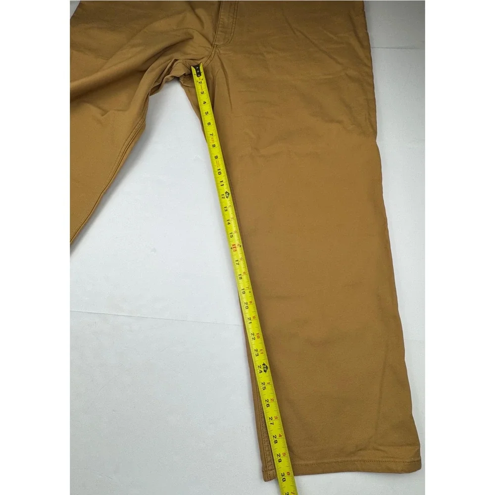Carhartt Rugged Flex Work Pants 46x30 Tan Canvas Relaxed Fit BN2517-M Utility